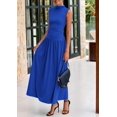 thumbnail image 4 of Conjunto de faldas PRETTYGARDEN para mujer 2025, falda larga fruncida sin mangas, 4 of 8