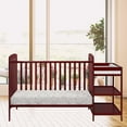 DONFU Crib, Baby Cribs 4 in 1 Convertible, Baby Crib with Changing