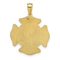 thumbnail image 3 of Finest Gold 14K Large FD St. Florian Badge Pendant, 3 of 3