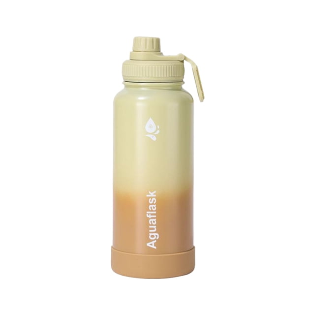 Wosthever Botella de agua personalizada para todos los días | Taza aislada de gran capacidad con hervidor seguro y confiable Cocina y Comedor Amarillo degradado