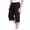 D#07-Black, variant on OYXSER Boys Straight Leg Linen Capri Pants Drawstring Elastic Waist 3/4 Summer Shorts Pockets, Gray 10-11Y