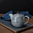 thumbnail image 5 of Blue And White Porcelain Retro Teapot Ceramic Household Kettle Handmade Office Filter Tea Pot, 5 of 5