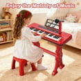 thumbnail image 4 of Caunedy Keyboard Piano Toys for Kids, 37 Keys Musical Instruments for Baby, Toddlers Birthday Gifts for 3 4 5 6 7 8 Year Old, 4 of 7