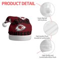 thumbnail image 4 of Gorros navideños personalizados para adultos del equipo de fútbol KC Chiefss, gorros de decoración navideña, gorros de regalo navideño, 4 of 7