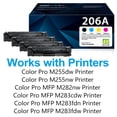 thumbnail image 2 of Paquete de 4 cartuchos de tóner MANDBOY 206A para HP Laserj Pro M283, 2 of 6