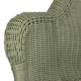 thumbnail image 4 of Northlight Hand Woven Resin Wicker Porch Swing with Chain - Green, 4 of 7