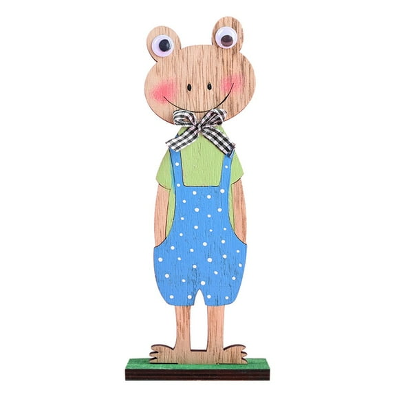 TopLLC Easter Decorations Easter Decorations Easter Wooden Decorations Desktop Decorations Spring Decor on Clearance