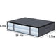 thumbnail image 3 of 2Pcs bajo la cama Bolsas de Almacenamiento 40L Bajo la cama Contenedores de Almacenamiento con Asas Reforzadas Cremallera No Tejido de Almacenamiento, 3 of 5