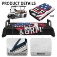 thumbnail image 6 of Aplkyhs Patriotic Golf Golf Cart Seat Covers 1Pack Lightweight Golf Blanket for More 2-Seat Golf Carts Easy Install and Clean Comfortable Breathable, 6 of 7