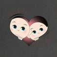 thumbnail image 2 of CafePress - Cute Double Trouble Twins Maternity Dark T Shirt - Maternity Dark T-Shirt, 2 of 3