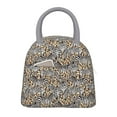 thumbnail image 1 of Fotbe Zebra Pattern Lunch Bag , Insulated Lunch Box, Small Leakproof Cooler Food Lunch Containers Reusable Lunch Tote Bags, 1 of 6