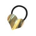 thumbnail image 1 of OOCA Woman Exaggerated Irregular Scrunchies Gold Color Hair Rope Ponytail Holder Elastic Hair Bands Hair Ties Hair Accessories, 1 of 7