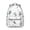 Grey-19, variant on Playful Kawaii Waterproof Backpack for Students - Breathable Ergonomic Design with Colorful Galaxy Astronaut Print, Spacious & Organized