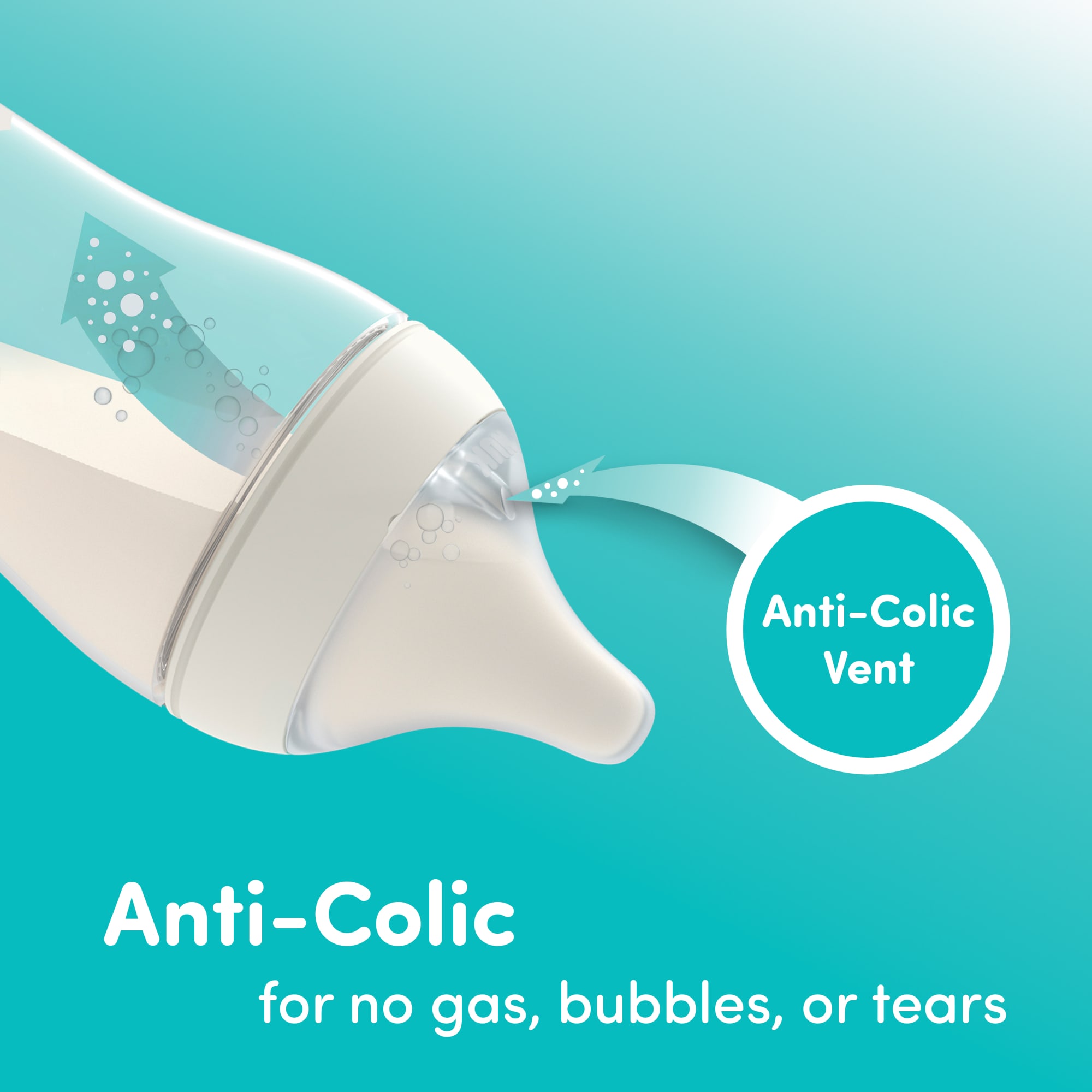 NUK Perfect Match Anti-Colic Baby Bottle 8oz 3-Pack photo 6