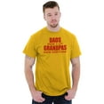thumbnail image 4 of Dad Knows A lot Grandpa Everything Men's Big & Tall Crewneck Graphic Tee Brisco Brands 2X, 4 of 5