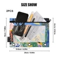 thumbnail image 4 of FORMRS 2 Pack Pencil Pouch for 3 Ring Binder with Clear Window Zipper Case, Colorful Landscape, 4 of 6
