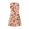thumbnail image 5 of Youyipin Womens Summer Dresses 2025 Casual Sleeveless Beach Dress Scoop Neck Boho Floral Sundresses beach vacation clothes for women, 5 of 6