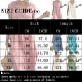 thumbnail image 3 of Domzest Womens Short Sleeve Midi Dress V Neck Linen Blend Sundress Lace Trim Empire Waist Casual Flowy Beach Vacation Dresses Turquoise L, 3 of 9