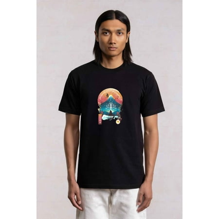 Earthbound66 The King Landscape T-shirt with Regal View and Epic Power  for men & women  up to size 5XL.