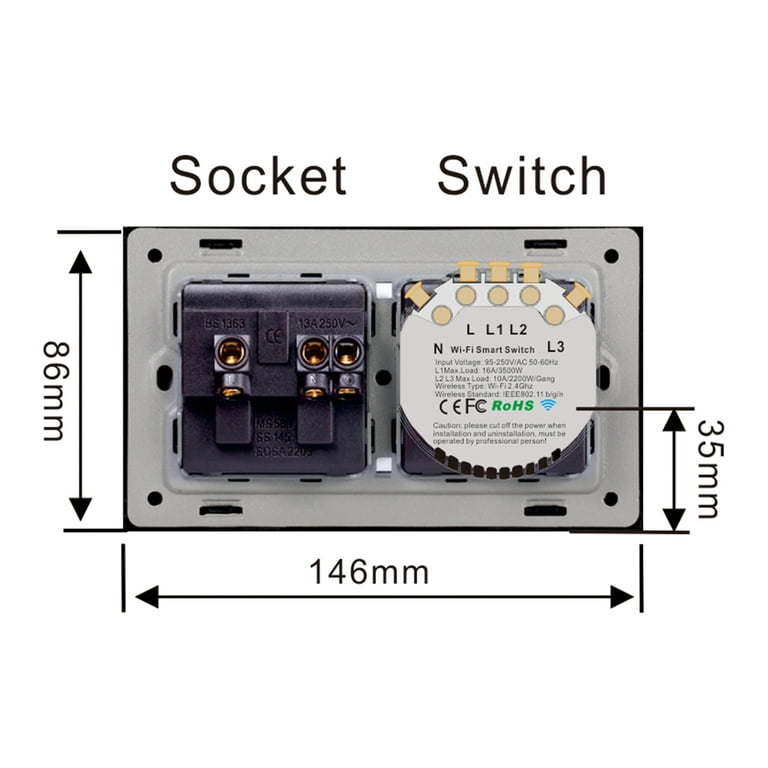 Smart Plug Universal remote control socket Electrical Plug Outlet