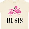 thumbnail image 4 of Inktastic Little Sister Girls Lil Sis Flamingo Girls Toddler T-Shirt, 4 of 5