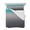 Turquoise Grey, variant on Quilts Twin-XL Size Bedding Set, Teal Purple Ombre Lightweight Quilted Comforter, Modern Geometric Striped Abstract Art Soft Reversible Bedspread Coverlet with Pillow Covers for All Season, 68" x 98"