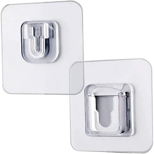 Subolong Double-Sided Adhesive Wall Hooks Hanger Strong Transparent Hooks,waterproof And Oil-Proof I-Purpose Suction Sucker For Bathroom Bedroom And K