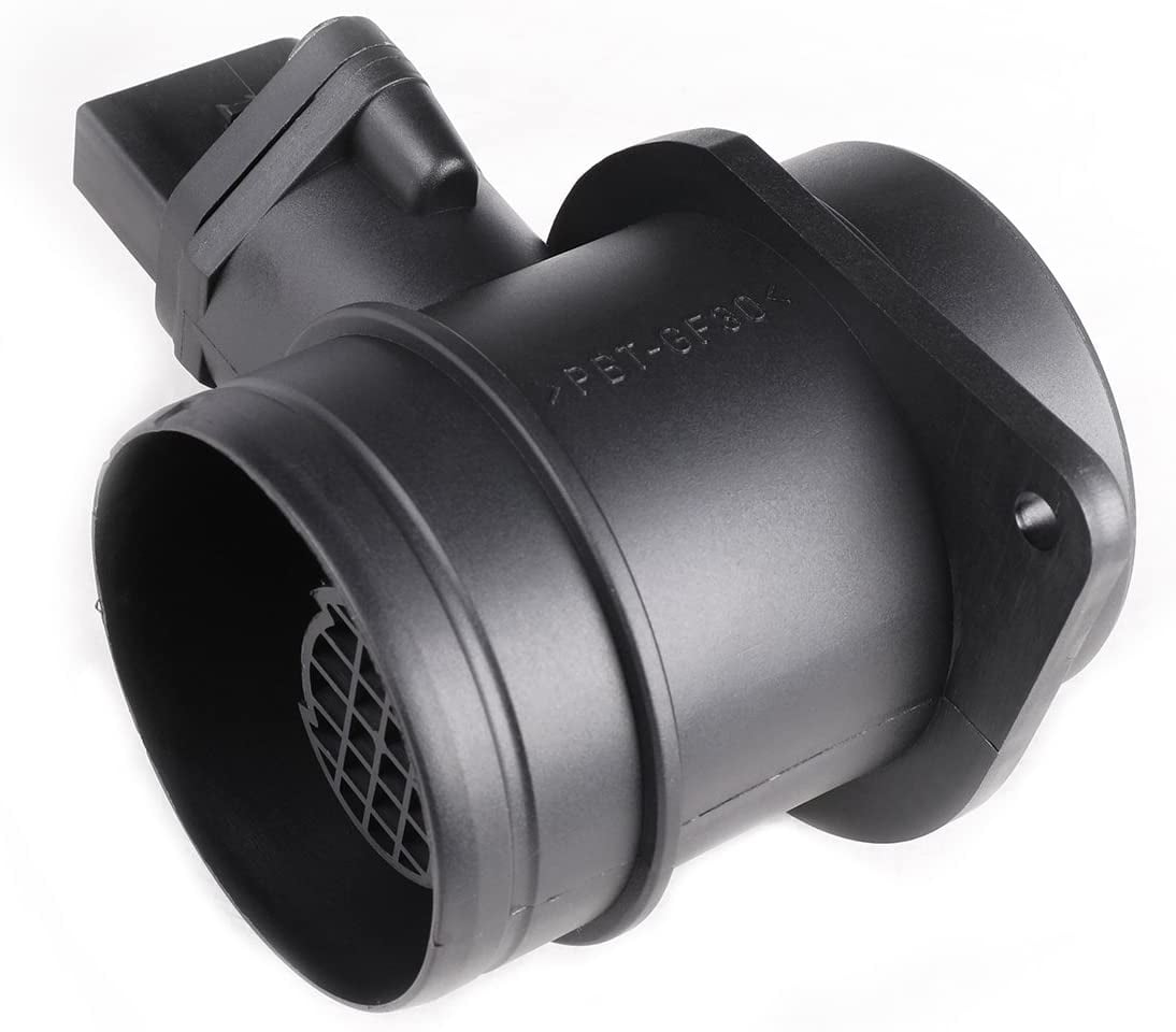 Bodeman MAF Mass Air Flow Sensor Assembly #CS1213 for 2004 2005 2006 VW Jetta Golf Bettle 1.9L Diesel Models, TDI, BEW Eng.
