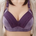 thumbnail image 2 of Sujetador push up sexy de belleza para la espalda, cómodo, inalámbrico, no magnético, ropa interior a cuadros, para mujer, talla grande, delgado, 2 of 6