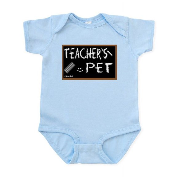 CafePress - Teacherspet00zz Body Suit - Baby Light Bodysuit, Size Newborn - 24 Months