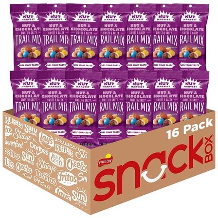 Nut Harvest, Nut & BCF26 Chocolate Mix, 2.25 Ounce (Pack of 16)