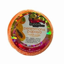 Bubble Shack Hawaii 853686006718 Persimmon & Papaya Loofah Soap