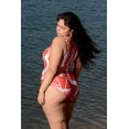 thumbnail image 2 of POSESHE Plus Size Swimwear for Women, One-Piece Swimsuit, S-5XL, 2 of 5