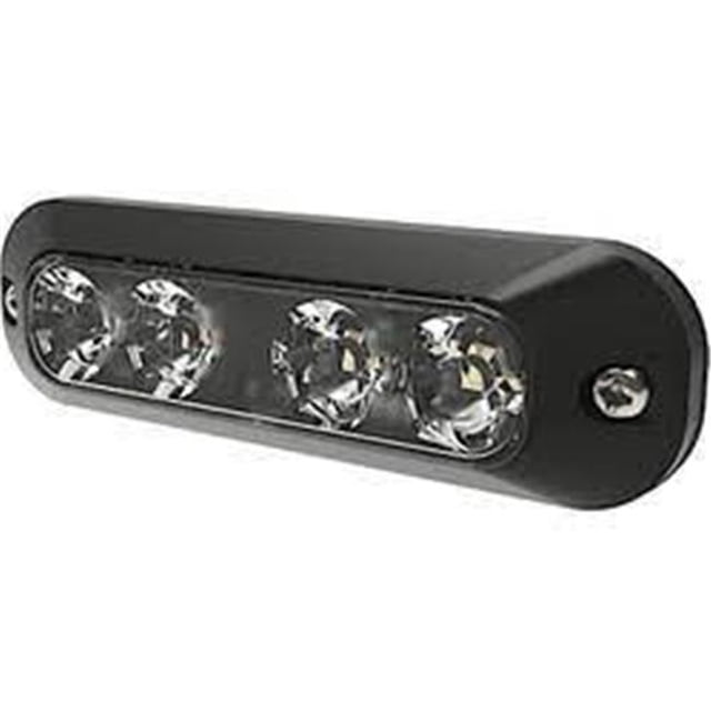 12-24VDC Amber & Blue Directional 4 LED Surface Mount, Split Color
