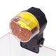 thumbnail image 2 of Alimentador automático de peces, temporizador inteligente para acuario, temporizador automático, dispensador de alimento para peces para alimentar tortugas, peces dorados, amarillo, 2 of 5