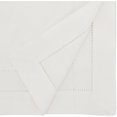 thumbnail image 3 of Fennco Styles Double Hemstitched White Table Runner 16" W x 72" L - Solid Color Table Cover for Dining Table, Banquets, Holidays, Weddings, Home Décor and Everyday Use, 3 of 3