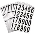 thumbnail image 1 of 240 Pieces Self Adhesive Vinyl Numbers - 2 Inch Black On White - Mailbox Numbers Stickers, 1 of 4