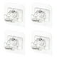 thumbnail image 1 of 4 piezas de varilla colgante clips adhesivo cortina de pared abrazadera de varilla colgante para baño, 1 of 5