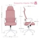 thumbnail image 2 of MAGMALIFE Silla de Oficina Fokus Ergonómica con Cabecera, Reclinación Ajustable, Malla Transpirable, Asiento de Alta Densidad, Ruedas 360° Antirrayas y Altura Regulable, Soporta 150 kg Rosa, 2 of 8