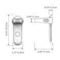 thumbnail image 5 of Child Safety Door Lever Lock, Baby Safety Door Handle Lock, Easy to Install and Use 3M VHB Adhesive, No Tools or Drills Required (White, 2 Pieces), 5 of 5