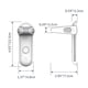 thumbnail image 5 of Child Safety Door Lever Lock, Baby Safety Door Handle Lock, Easy to Install and Use 3M VHB Adhesive, No Tools or Drills Required (White, 2 Pieces), 5 of 5