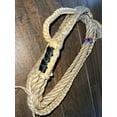 thumbnail image 5 of Mutton Rope Poly 5/5 Right & Left Hand- 13/16" x 7/8" Soft - EPT Mutton Riding Rope 7' (White, 7 Ft), 5 of 8