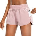 thumbnail image 1 of EIMELI Short de Course pour Femmes avec Poches Zippées Taille Haute Entraînement Sportif Short de Tennis Short de Course, 1 of 5