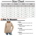 thumbnail image 3 of Tshirts Shirts for Women Women's Fashion Casual Basic Crewneck Long Sleeve Solid Color Tops, 3 of 6