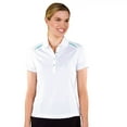 thumbnail image 1 of Monterey Club Women's Willow Contrast Golf Polo Shirt #2269, 1 of 2