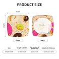 thumbnail image 5 of Honeii Donuts Print Square Cushion Cover with Elastic Band & Ties,Sofa Cushion Covers,Furniture Protector for Living Room,Washable Sofa Seat Slipcover-Two Pieces, 5 of 7