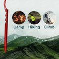 thumbnail image 2 of 10 Pack Camping Tent Stakes Nails Pegs Aluminum Alloy Ultralight Heavy Duty, Red, 2 of 5