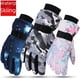 thumbnail image 3 of Guantes de esquí de tres capas de algodón con forro polar, gruesos, antideslizantes, cálidos, resistentes al frío y al viento, para hombre y mujer, para invierno, 3 of 6