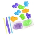 thumbnail image 4 of Juego de arena para niños estimula la imaginación mantiene la seguridad húmeda arena de juego de colores para niños juego de animales actualizado 10,6 oz, 4 of 5