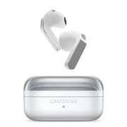 Samsung Galaxy Buds4 Bluetooth Headphones and Charging Case, White